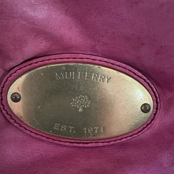 Mulberry Hot Pink Leather Tote Bag - Picture 4 of 15